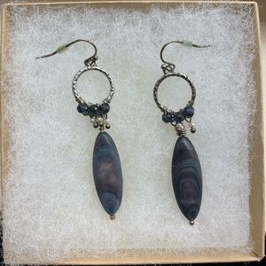 Blue & Silver Earrings